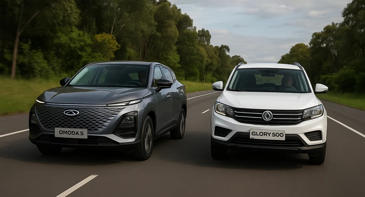 Chery Omoda 5 vs. DFSK Glory 500: Compact SUVs Battle in Pakistan's Urban Landscape