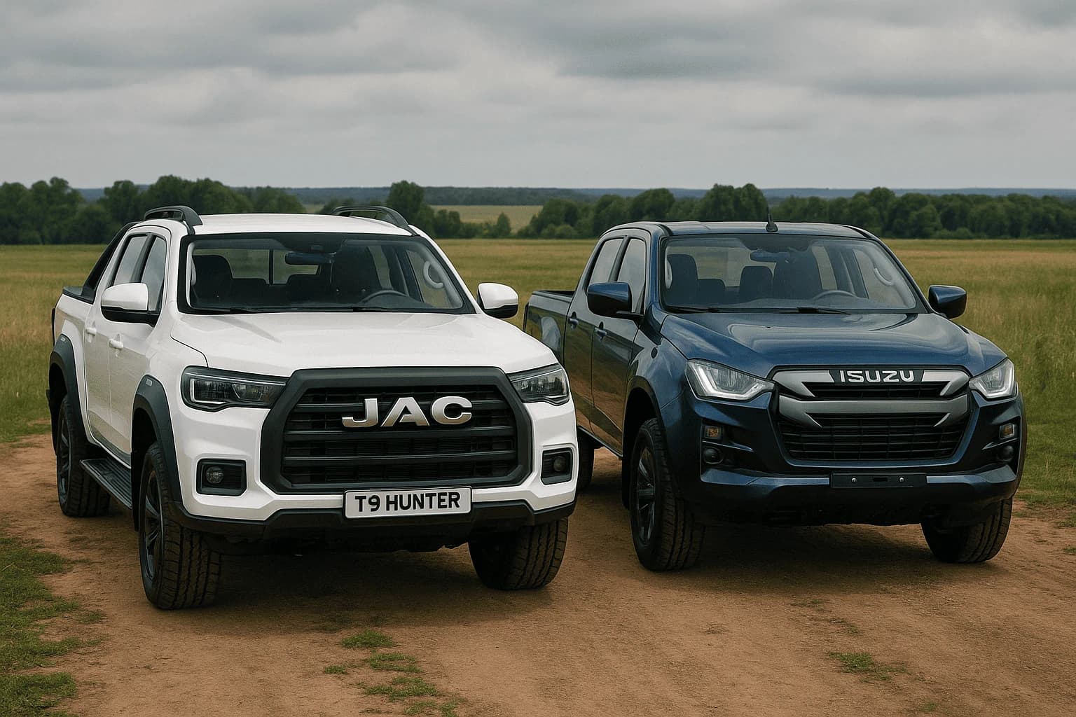 JAC T9 Hunter vs. Isuzu D-Max: Mid-Size Pickups Compete in Pakistan's Utility Segment