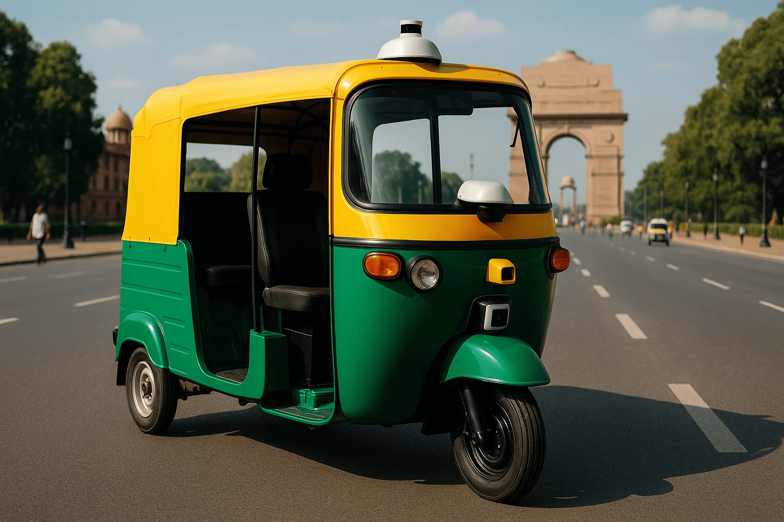 World’s First Driverless Rickshaw Unveiled in India | Swayamgati EV